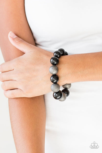 Humble Hustle Black Bracelet - Paparazzi Jewelry