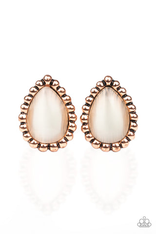 I Wanna Glow Copper - Paparazzi Earring