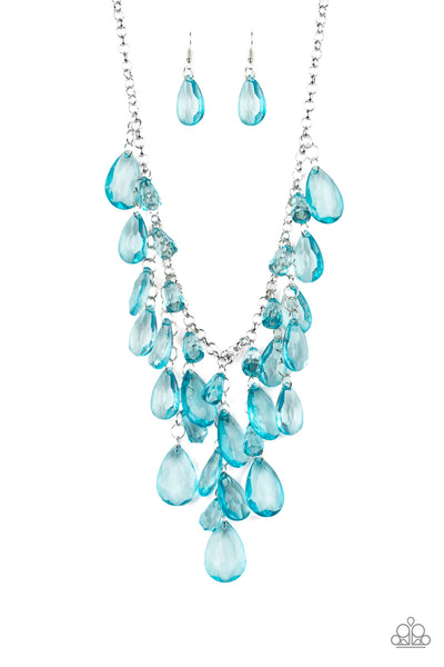 Irresistible Iridescence Blue - Paparazzi Necklace