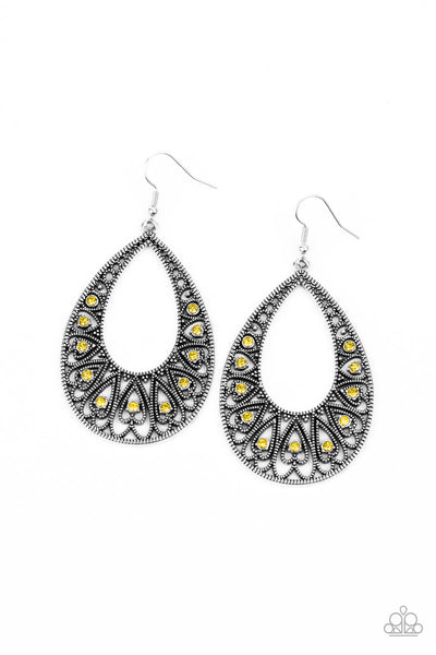 Love To Be Loved Yellow - Paparazzi Earring