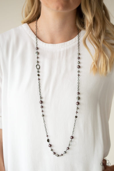 Make An Appearance Black - Paparazzi Necklace