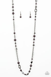 Make An Appearance Black - Paparazzi Necklace