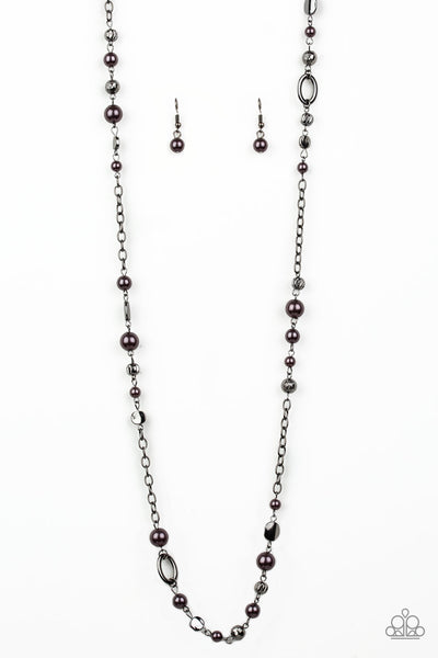 Make An Appearance Black - Paparazzi Necklace