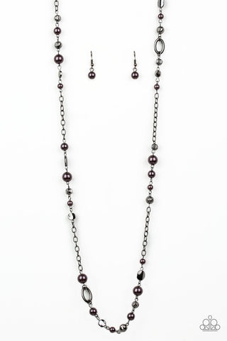 Make An Appearance Black - Paparazzi Necklace