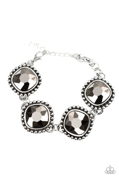 Megawatt Silver - Paparazzi Bracelet