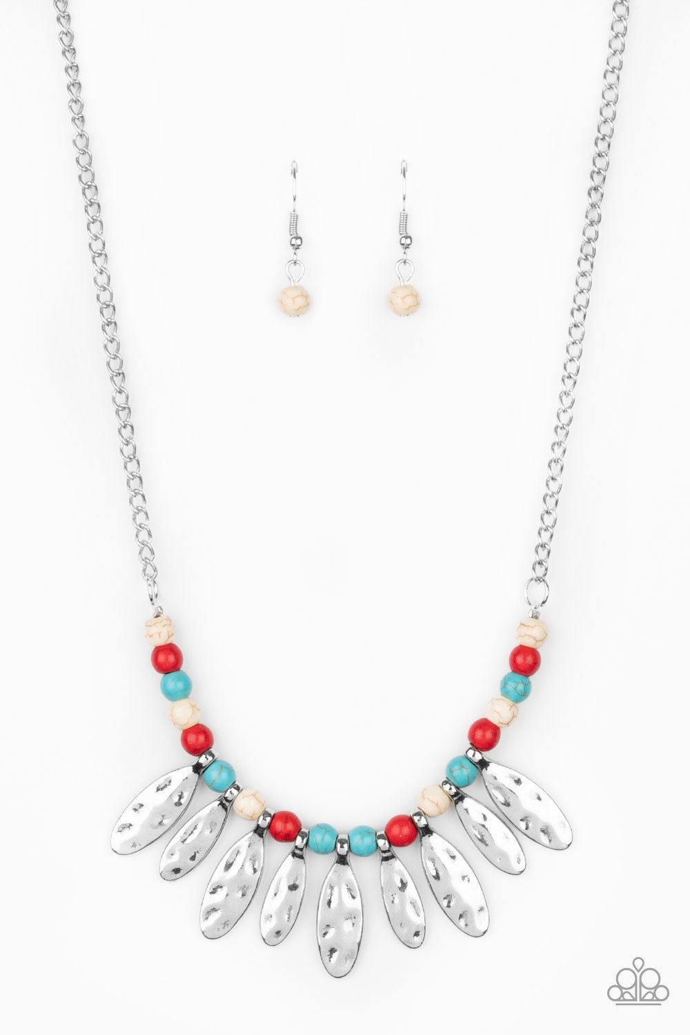 Neutral TERRA-tory Multi - Paparazzi Necklace