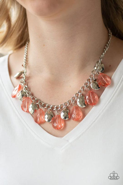 No Tears Left To Cry Orange - Paparazzi Jewelry
