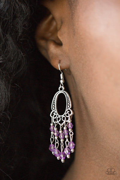 Not The Only Fish In The Sea Purple - Paparazzi Earring