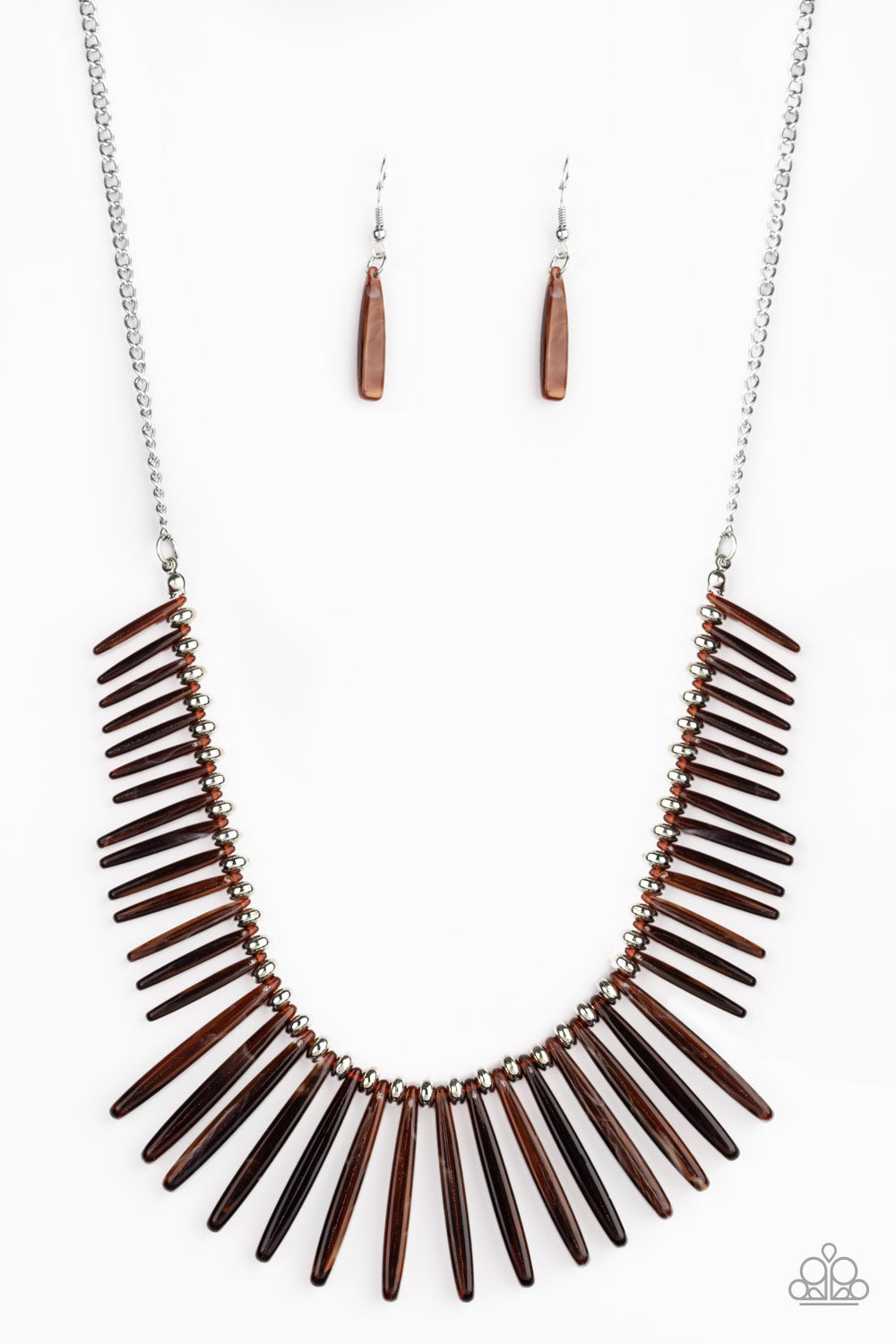 Out of My Element Brown - Paparazzi Necklace