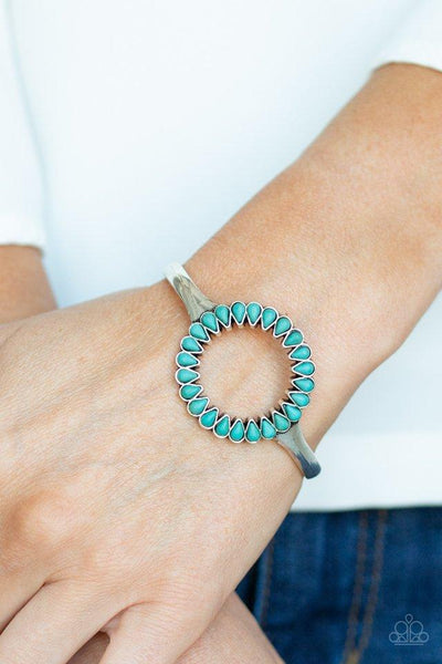 Divinely Desert Blue - Paparazzi Bracelet