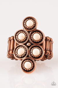 River Rock Rhythm Copper - Paparazzi Ring