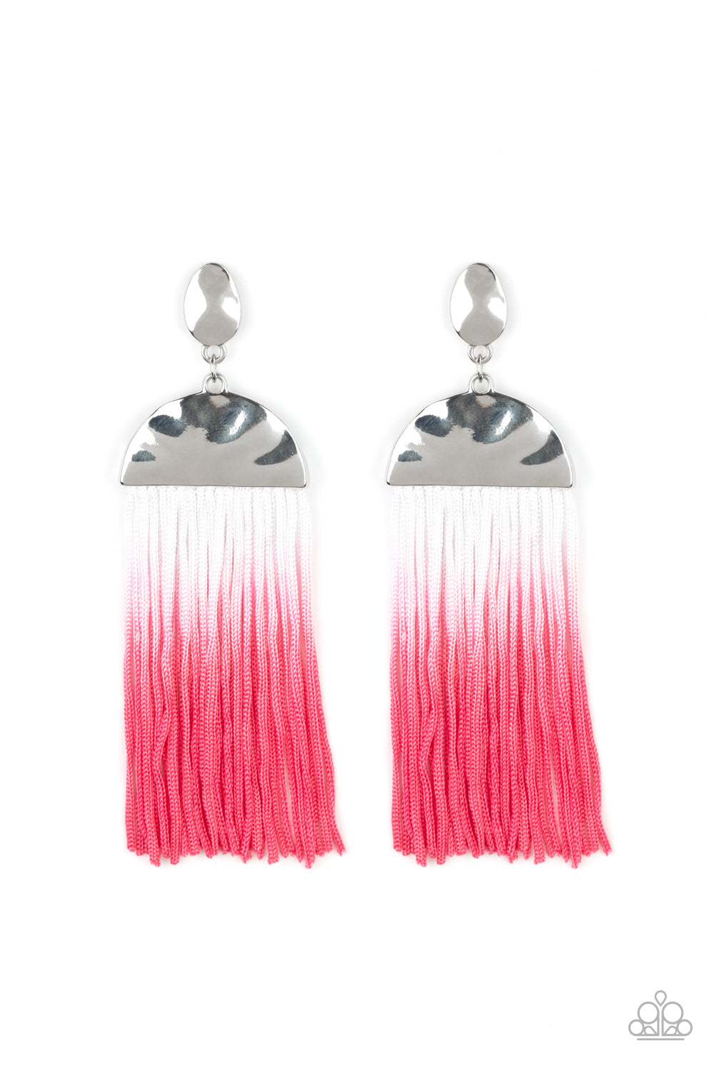 Rope Them In Pink - Paparazzi Earring