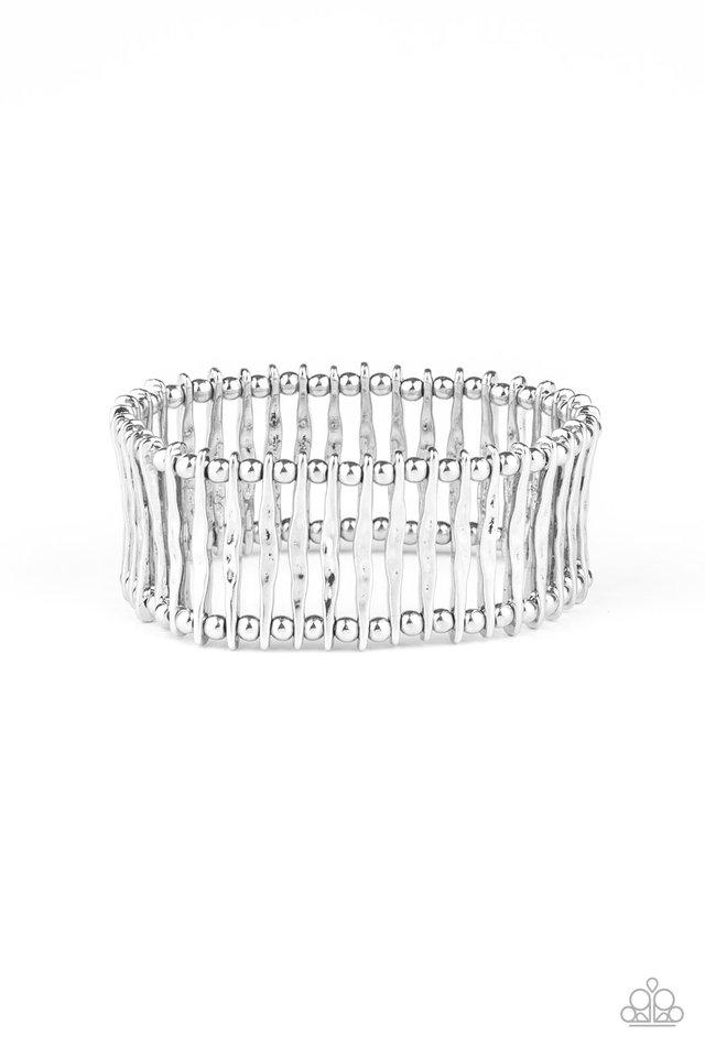 Rustic Rebellion Silver - Paparazzi Bracelet