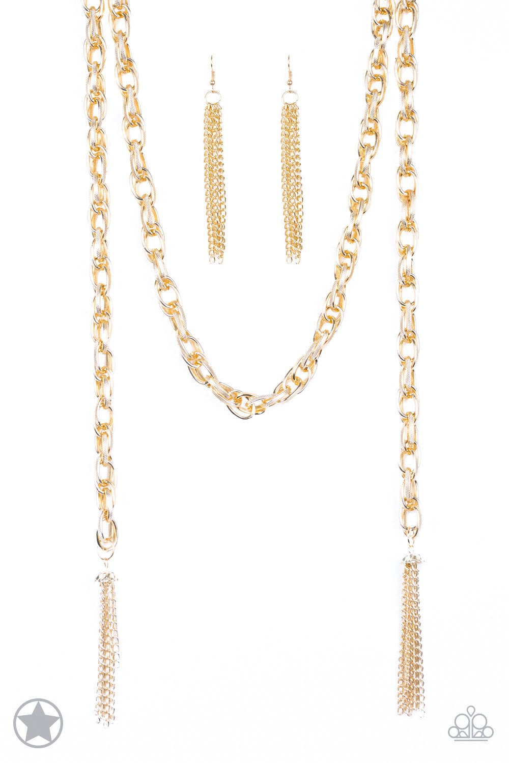 SCARFed For Attention Gold- Paparazzi Necklace