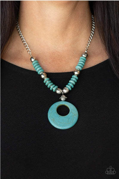 Oasis Goddess Blue - Paparazzi Bracelet