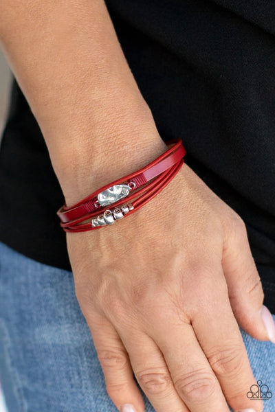 Tahoe Tourist Red - Paparazzi Bracelet