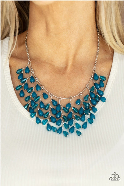 Garden Fairytale Blue - Paparazzi Necklace