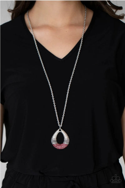 Glitz and Grind Red - Paparazzi Necklace