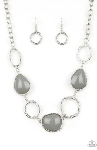 Haute Heirloom Silver - Paparazzi Necklace