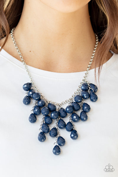 Serenely Scattered Blue - Paparazzi Necklace