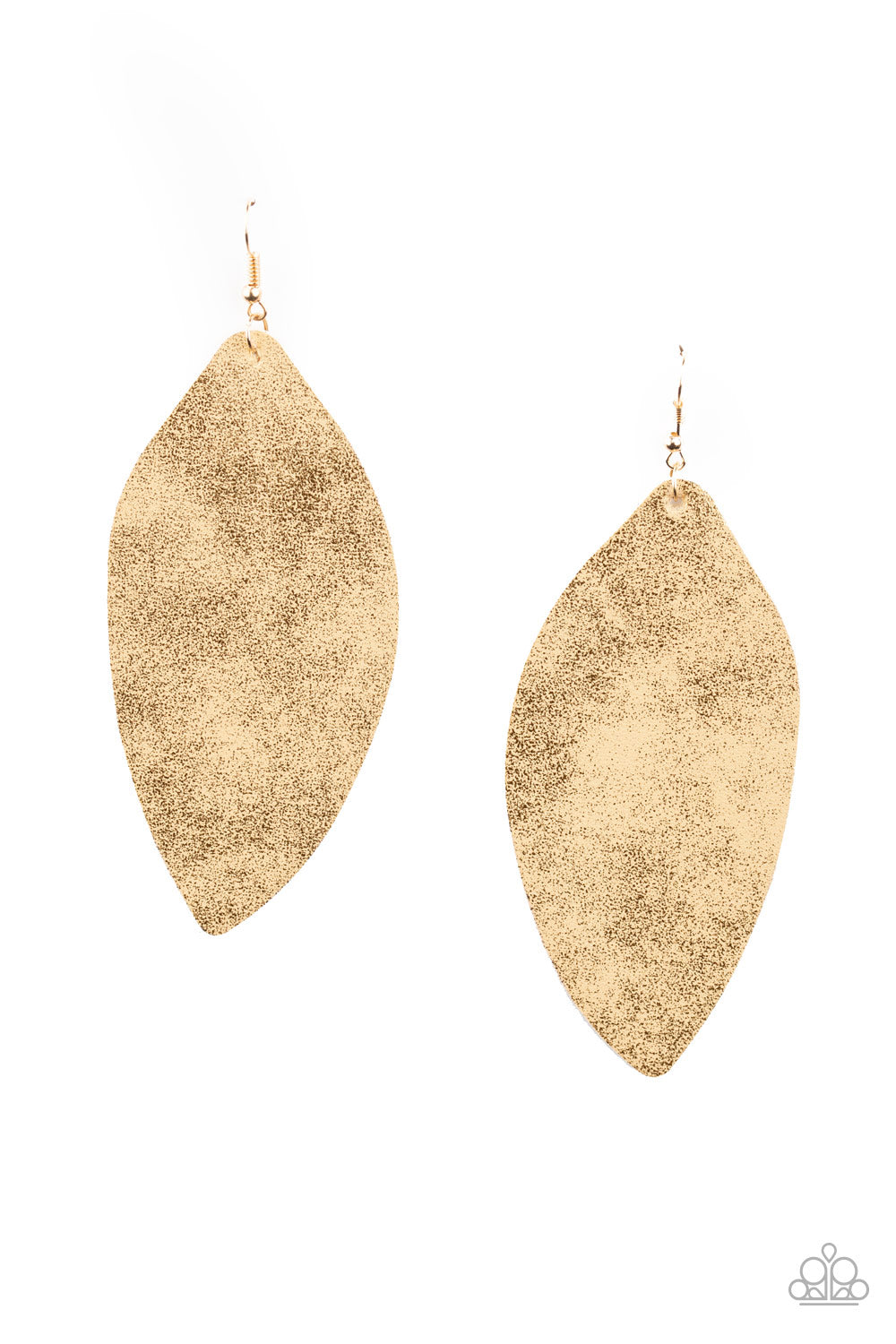 Serenely Smattered Gold - Paparazzi Earring