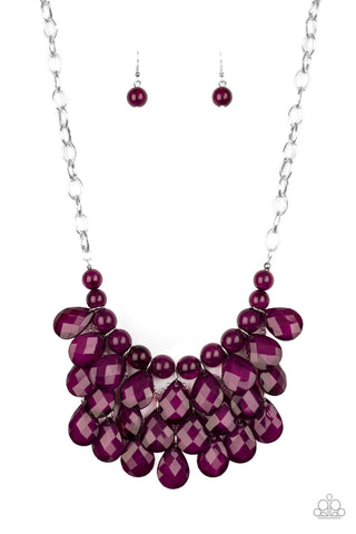 Sorry to Burst Your Bubble Purple - Paparazzi Necklace