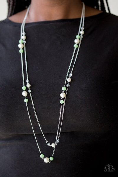 Spring Splash Green - Paparazzi Necklace