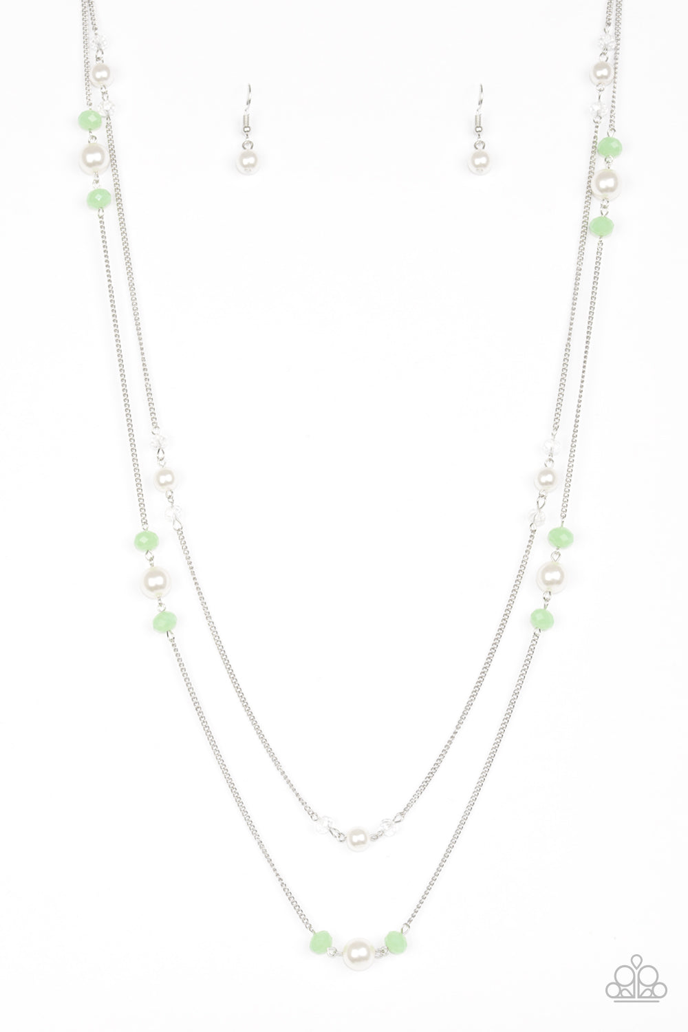 Spring Splash Green - Paparazzi Necklace