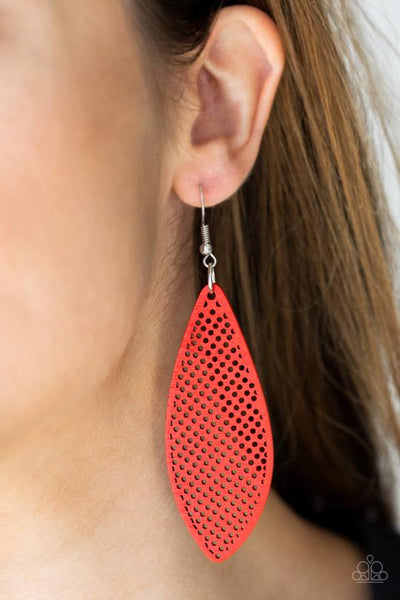 Surf Scene - Red - Paparazzi Jewelry