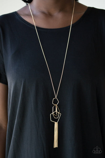 The Penthouse Gold - Paparazzi Necklace