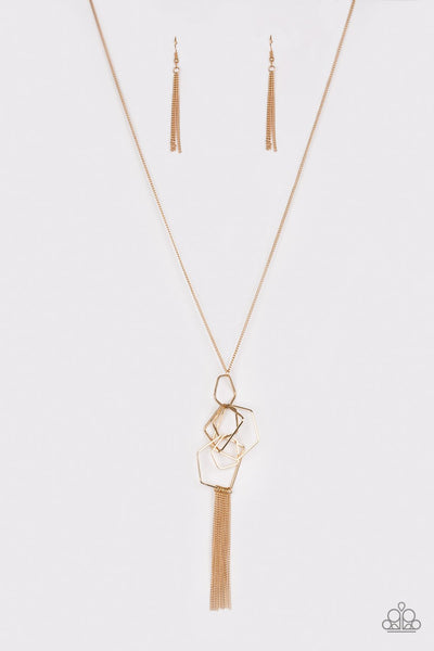 The Penthouse Gold - Paparazzi Necklace