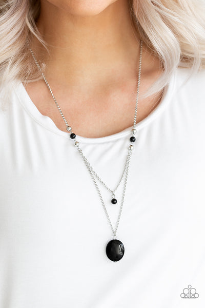 Time To Hit the Roam Black - Paparazzi Necklace