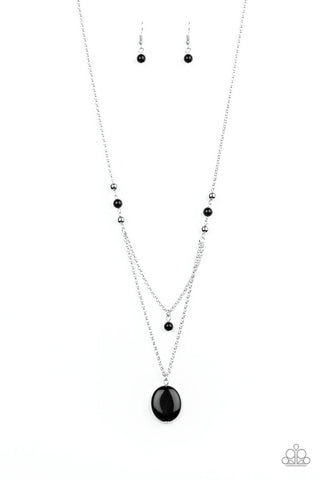 Time To Hit the Roam Black - Paparazzi Necklace