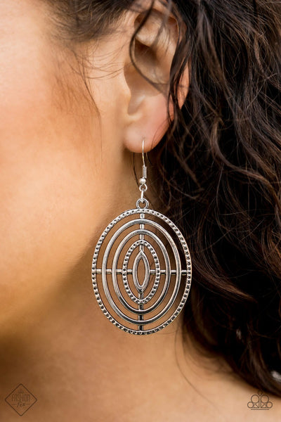 Totally On Target Silver - Paparazzi Jewelry