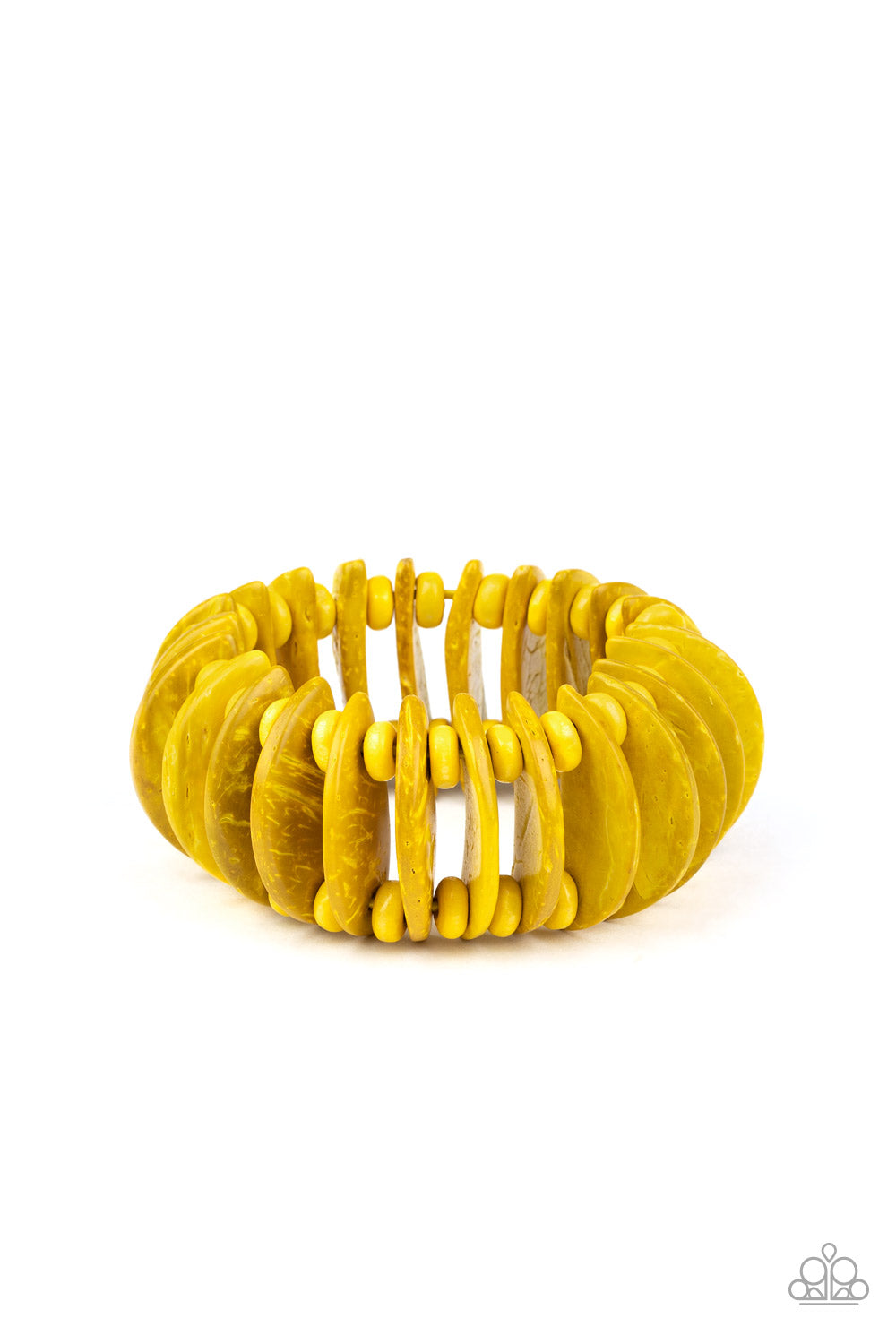 Tropical Tiki Bar Yellow - Paparazzi Bracelet