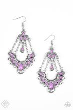 Unique Chic Purple - Paparazzi Earring