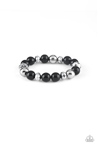 Very VIP Black - Paparazzi Bracelet