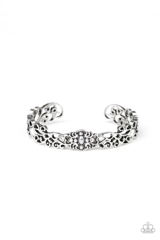 Victorian Vines Silver - Paparazzi Bracelet