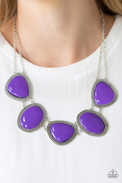 Viva La Vivid Purple - Paparazzi Necklace