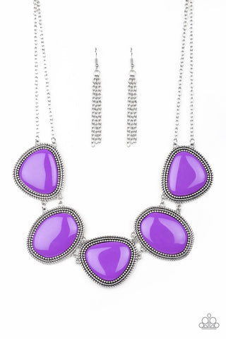 Viva La Vivid Purple - Paparazzi Necklace