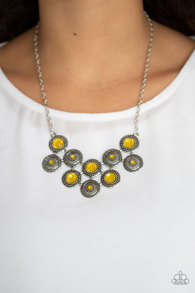 What's Your Star Sign Yellow - Paparazzi Necklace