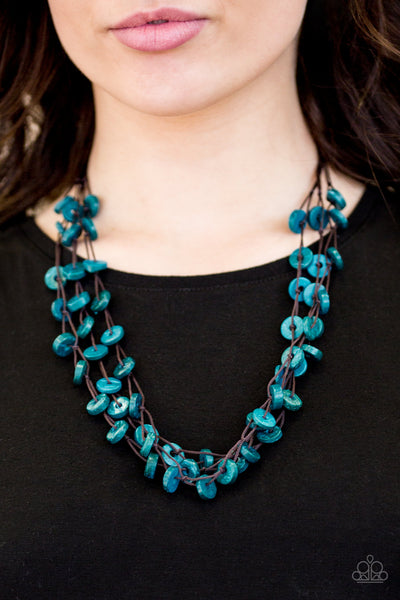 Wonderfully Walla Walla Blue - Paparazzi Necklace