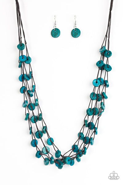 Wonderfully Walla Walla Blue - Paparazzi Necklace