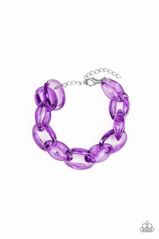 Ice Ice Baby Purple - Paparazzi Jewelry