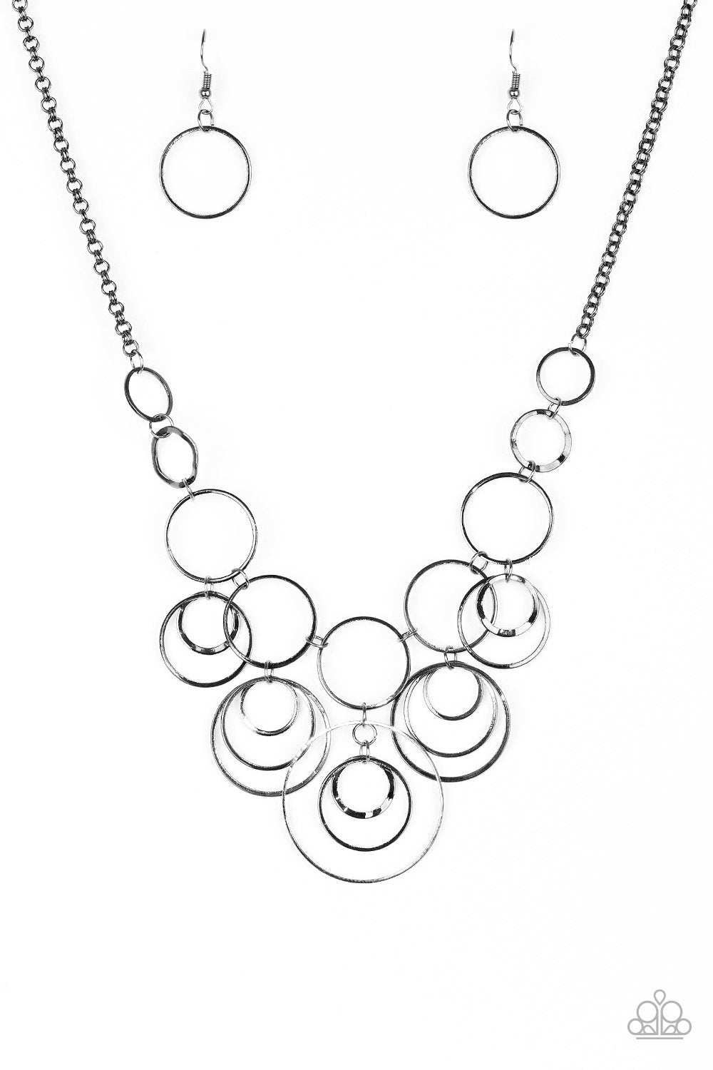 Break the Cycle Black - Paparazzi Necklace