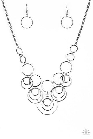 Break the Cycle Black - Paparazzi Necklace