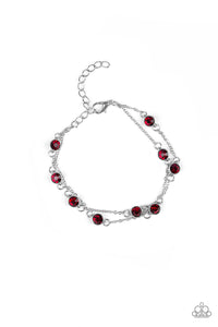 Spotlight Starlight Red - Paparazzi Bracelet