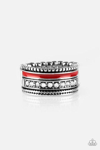 Rich Rogue Red Ring - Paparazzi Accessories