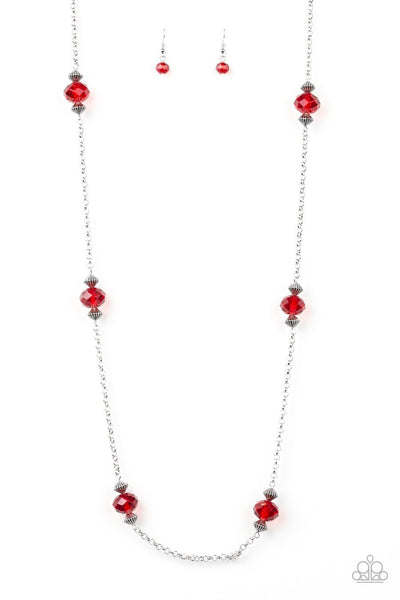 Season of Sparkle Red - Paparazzi Necklace