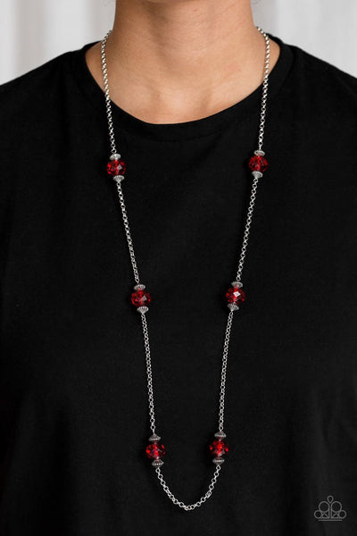 Season of Sparkle Red - Paparazzi Necklace